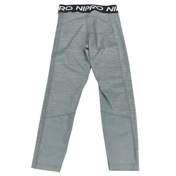 NWT NIKE Pro 365 Women's Mid-Rise Crop Leggings Size Small Smoke Grey / Heather - Picture 10 of 10